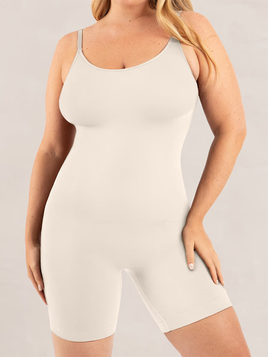 TRUESHAPE Scoop Neck Mid-Thigh Bodysuit