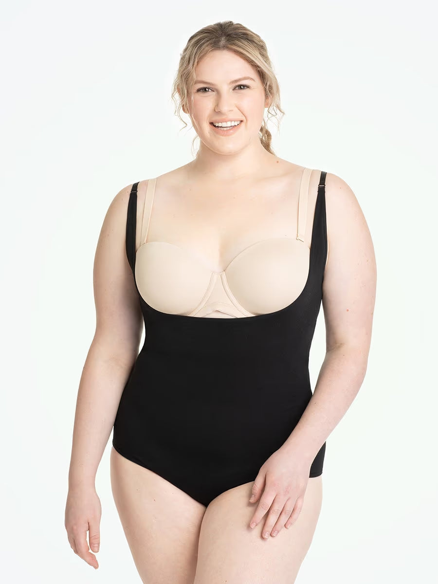 TRUESHAPE Open Bust Bodysuit Shaper Panty
