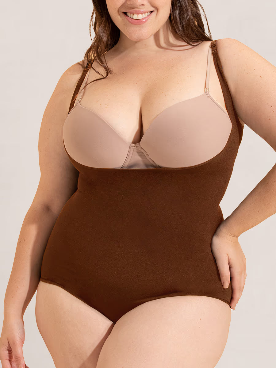TRUESHAPE Open Bust Bodysuit Shaper Panty