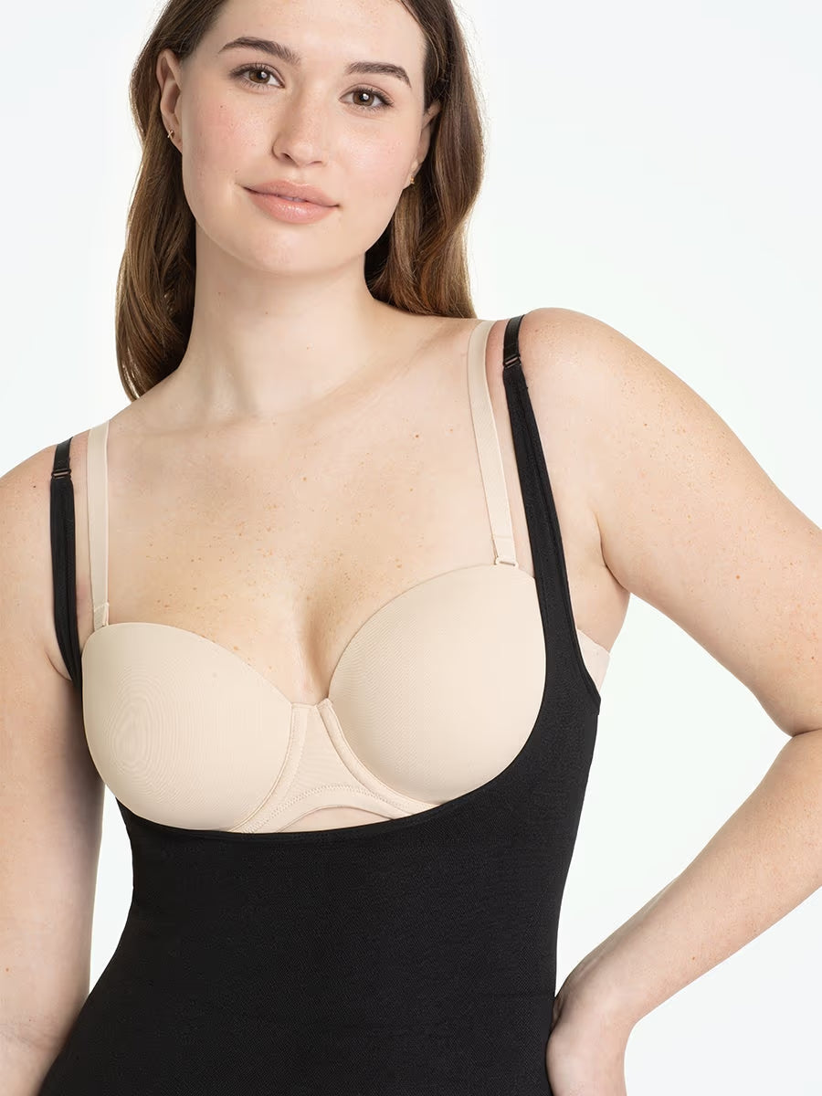 TRUESHAPE Open Bust Bodysuit Shaper Panty