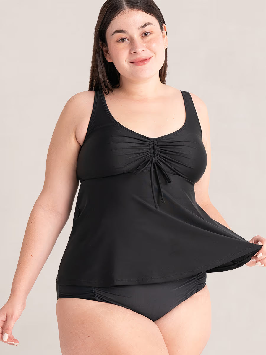 TRUESHAPE Wireless Tie-Front Tankini