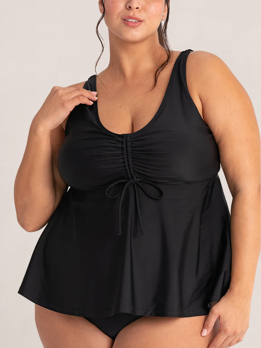 TRUESHAPE Wireless Tie-Front Tankini