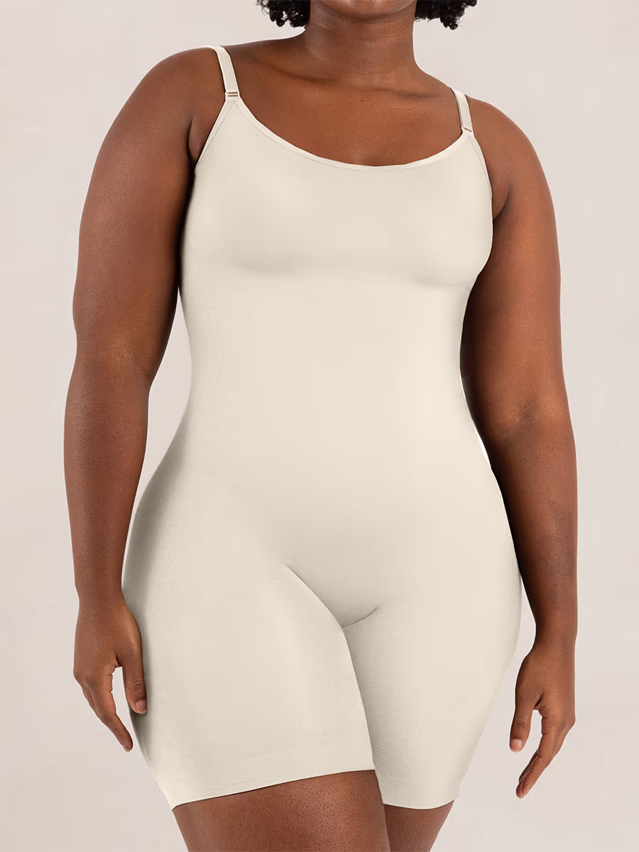 TRUESHAPE Scoop Neck Mid-Thigh Bodysuit