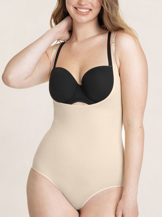 TRUESHAPE Open Bust Bodysuit Shaper Panty