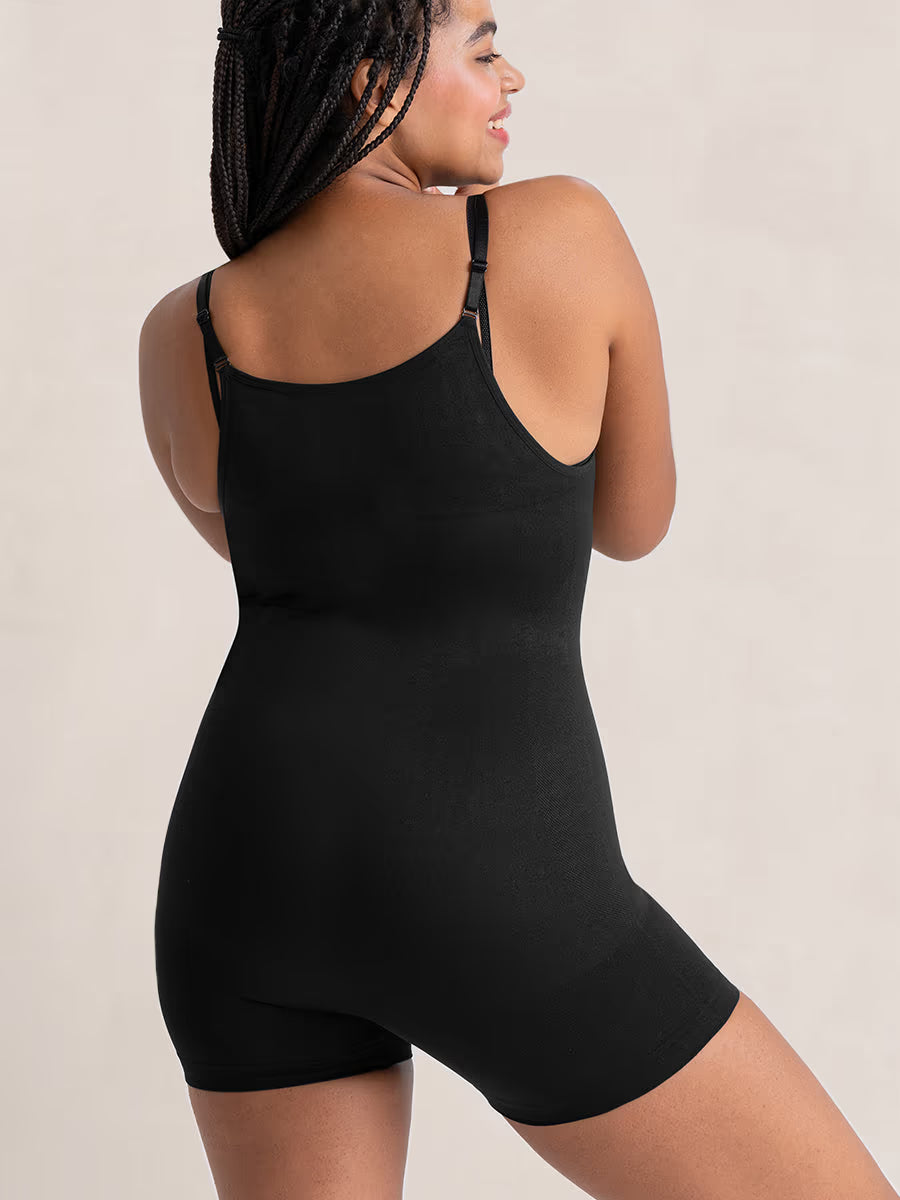 TRUESHAPE Open Bust Bodysuit Shaper Short