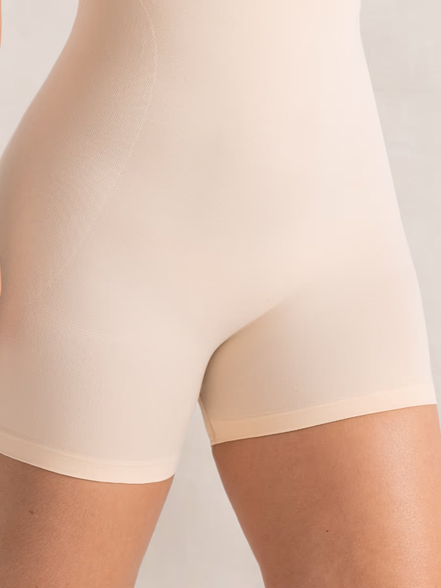 TRUESHAPE Open Bust Bodysuit Shaper Short