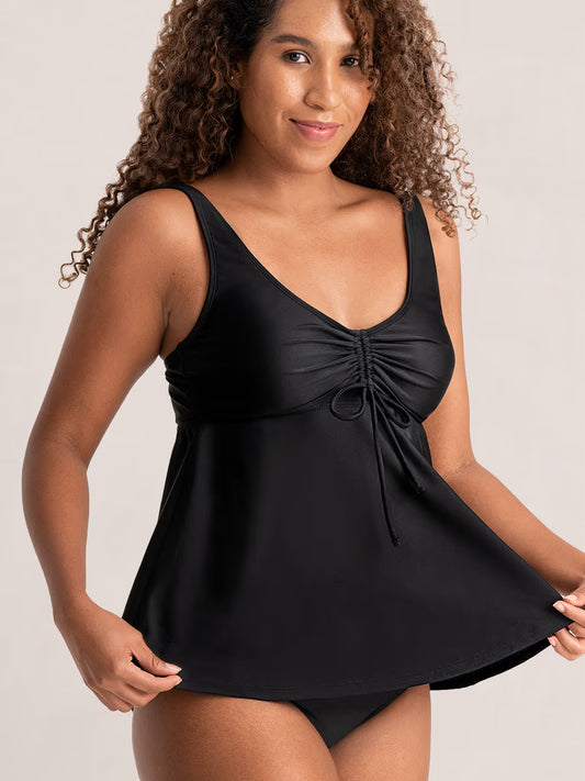 TRUESHAPE Wireless Tie-Front Tankini