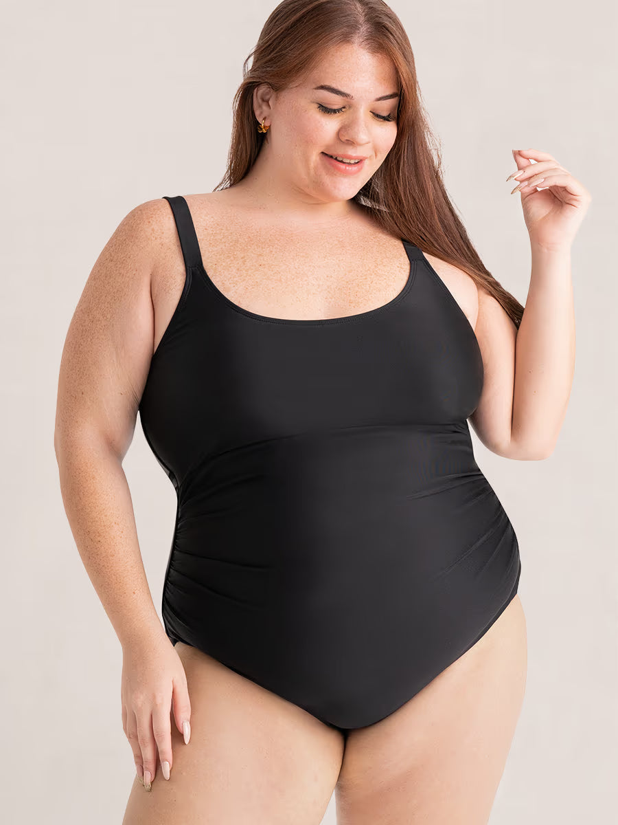 TRUESHAPE Tie Belt One-Piece Swimsuit